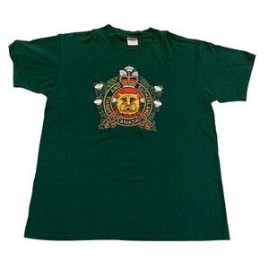 Vintage 90s Single Stitch Oneita Power-T Argyll & Sutherland Highlanders XL